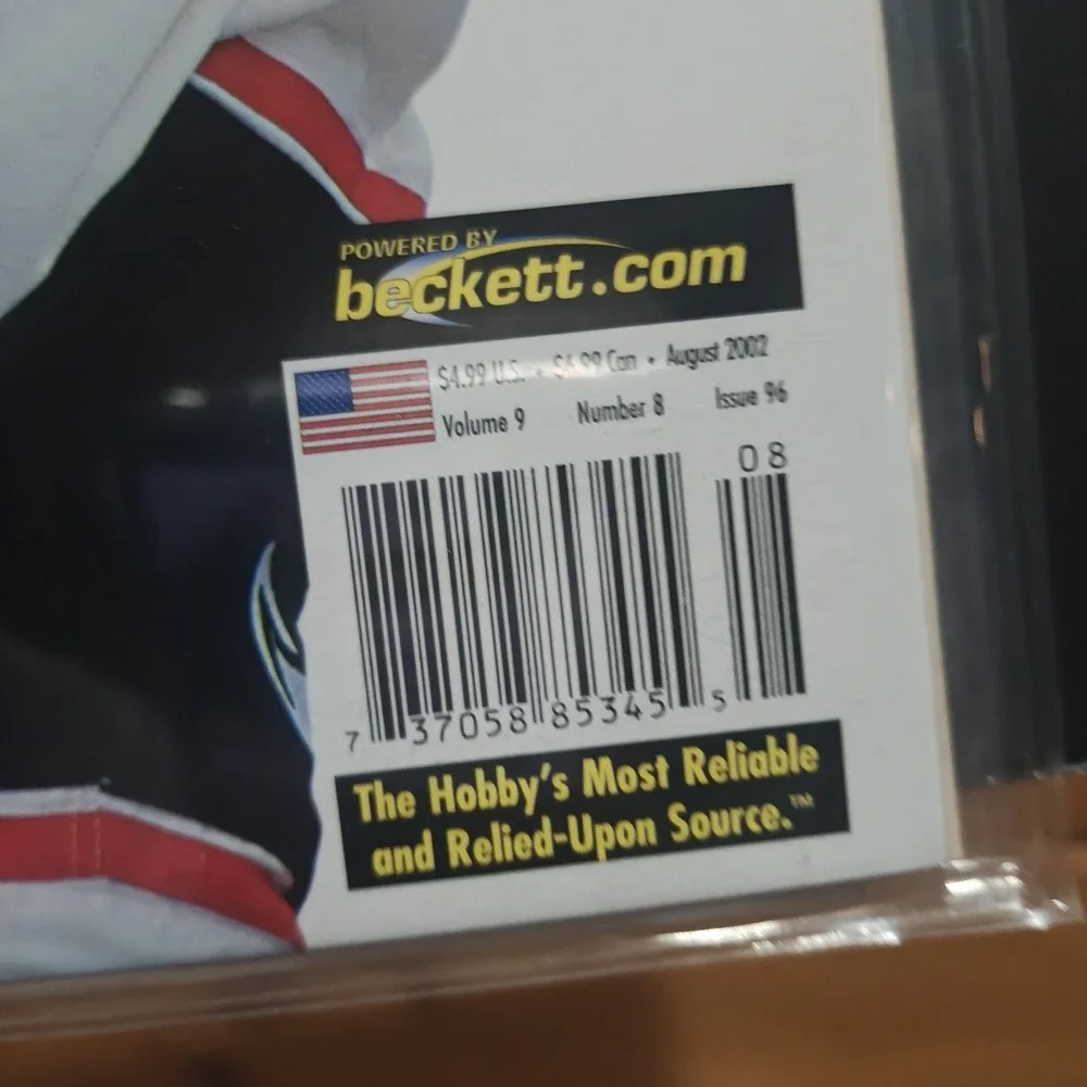 Vintage Beckett Racing Magazine August 2002 Near Mint Protective Sleeved